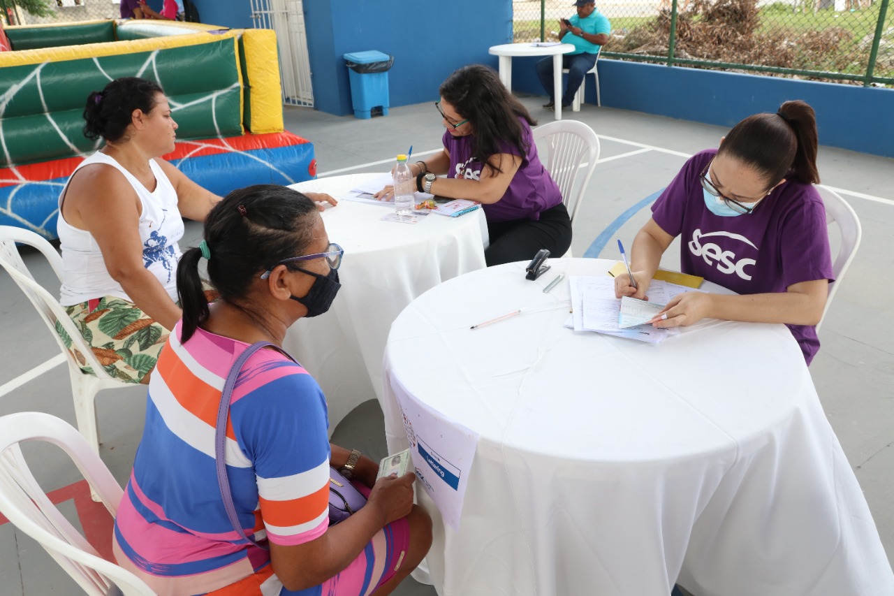 Sesc mobiliza moradores da Piabeta no mutirão da cidadania