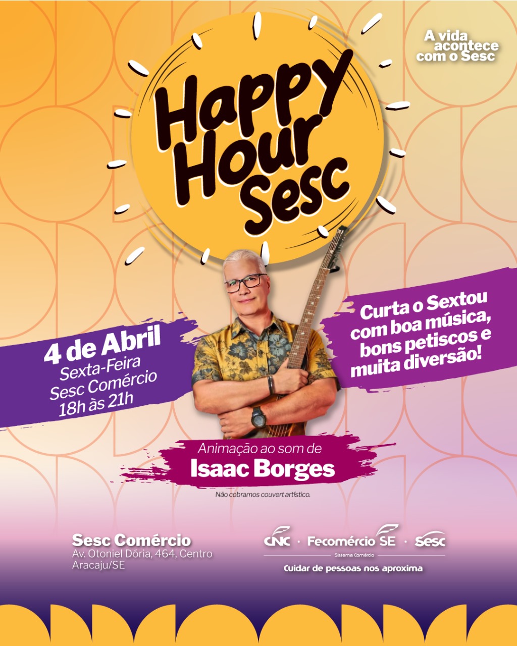 Happy Houy Sesc com Isaac Borges