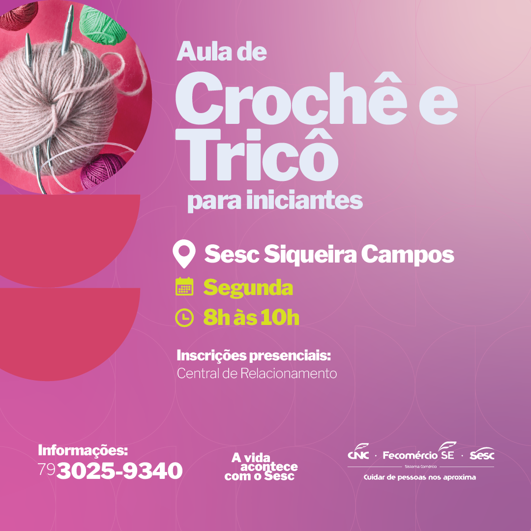 Crochê e Tricô (iniciantes)