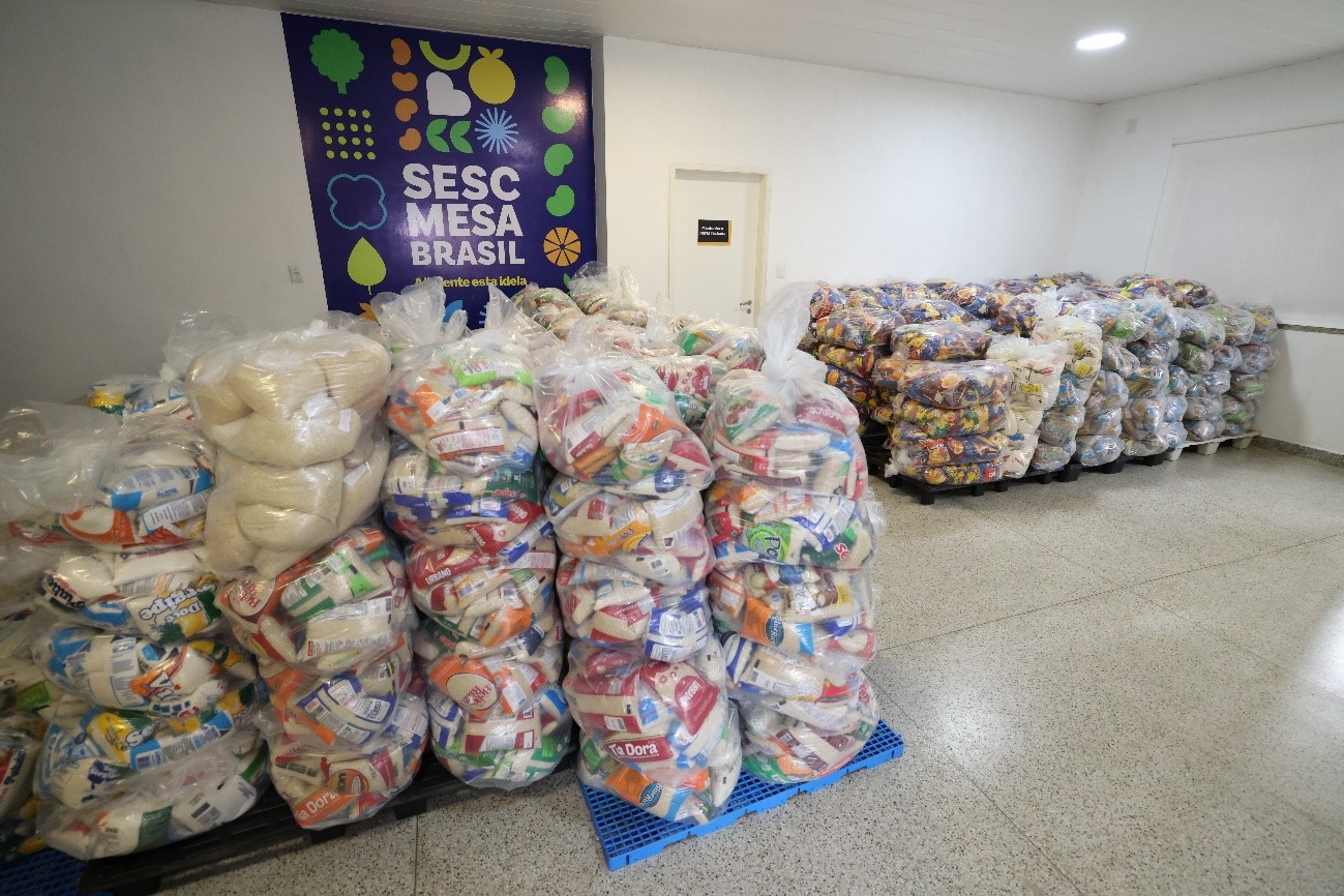 TV Sergipe destina mais de 12,8 toneladas de alimentos ao Sesc Mesa Brasil