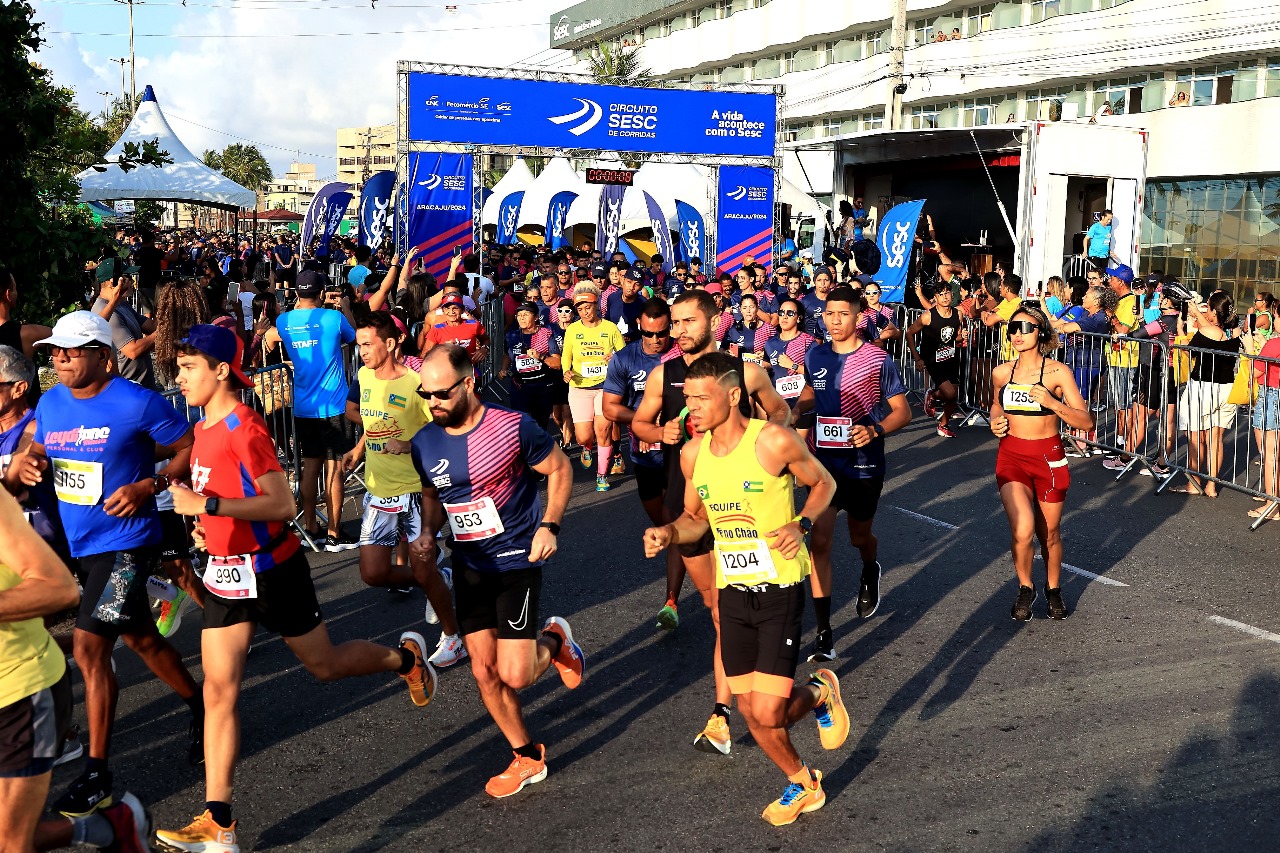 Vem aí etapa Aracaju do Circuito Sesc de Corrida; inscrições a partir de 29 julho