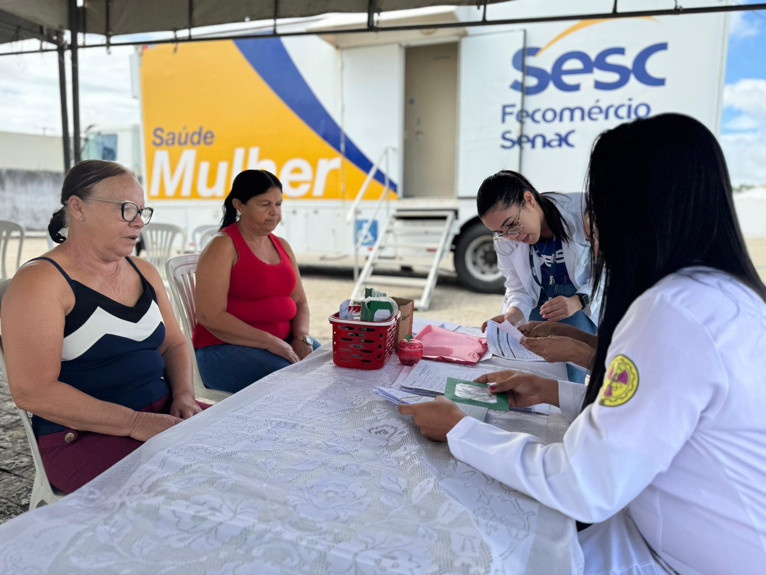 Sesc realiza exames e promove cultura e educação em Nossa Senhora das Dores