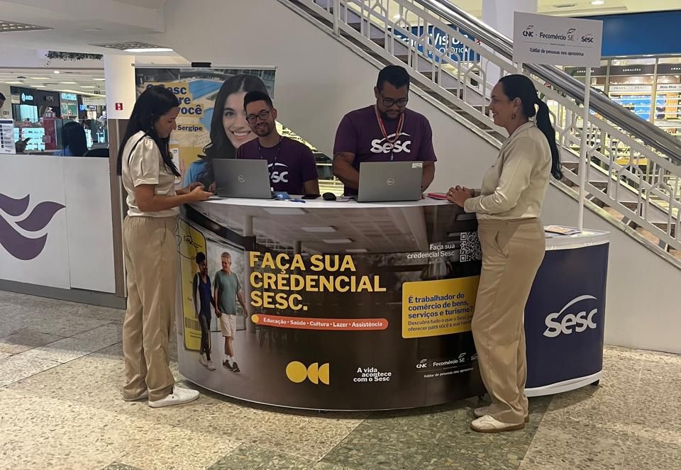 Comerciários podem fazer a Credencial Sesc no Riomar Shopping