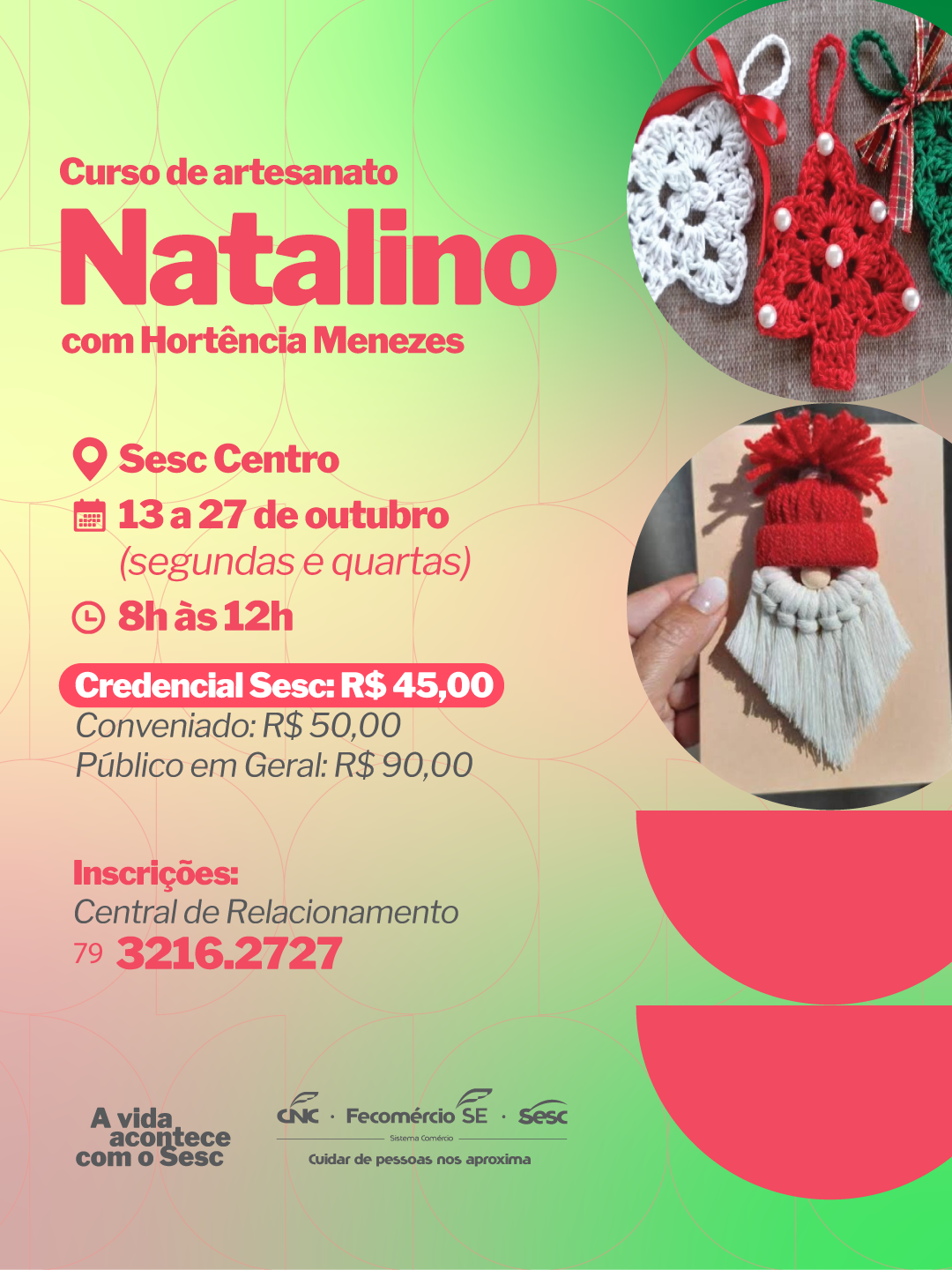 Curso de Artesanato Natalino