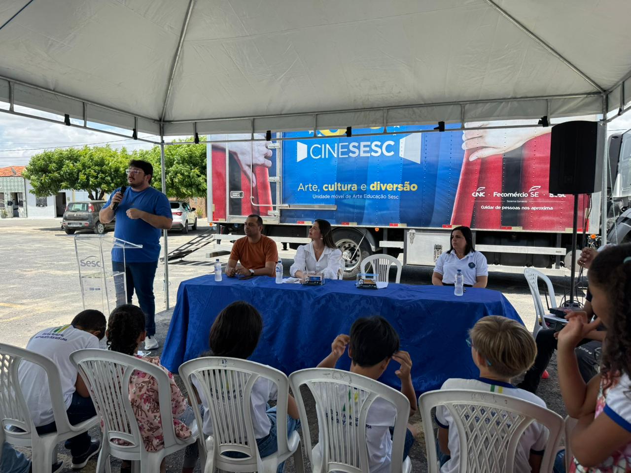 BiblioSesc e Cine Sesc promovem cultura em Monte Alegre de Sergipe