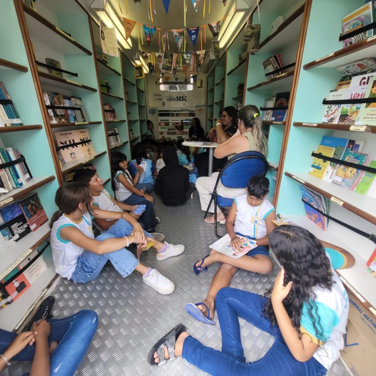 Nossa Senhora de Lourdes recebe ações culturais do BiblioSesc e Cine Sesc