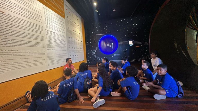 Crianças do Criar Sesc participam de visita educativa ao Museu da Gente Sergipana