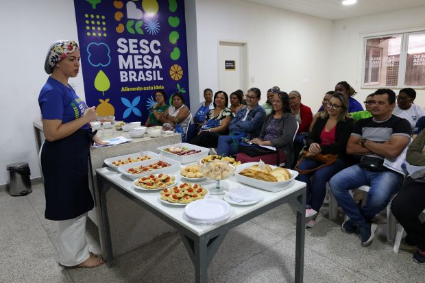 Sesc Mesa Brasil promove oficina lanches práticos e saudáveis