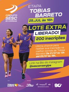 Circuito Sesc de Corridas 2026 – Etapa Tobias Barreto